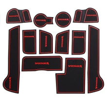 Porta Scanalatura Zerbino Per KIA Sportage R 2011-2016 Profilo In Gomma Anti Slittamento Zerbino Non-Slip Porte Interne zerbino Rilievo della Tazza 12 Pcs
