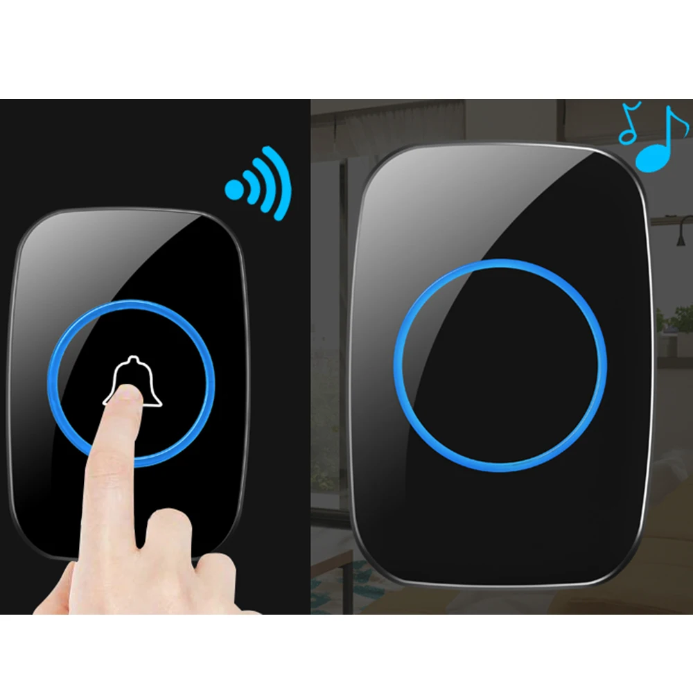 

Aterproof Wireless Doorbell Operating at over 900-Feet Range with 38 Chimes Door Ring