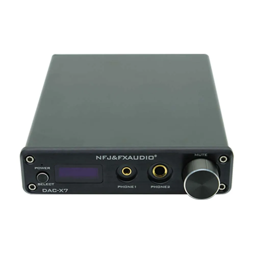 

Lusya FX-AUDIO DAC-X7 XMOS AK4490EQ USB DAC Decoder Headphone Amplifier DSD256 OPA2604 TPA6120 USB optical coaxial Input