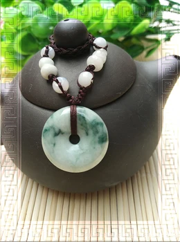 

Pure natural JADES peace clasp pendant necklace Men's and women's birthday present JADES of jewelry jewelry beads