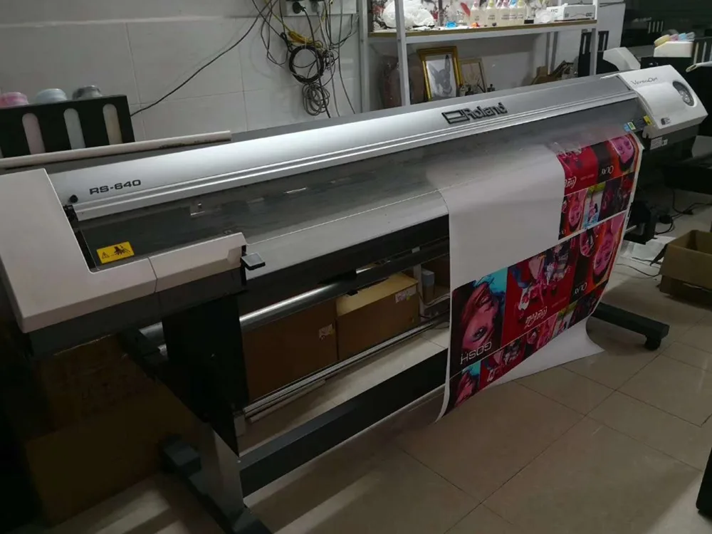 

Used Roland RS-640 Printer Second-hand eco Solvent Printer with 4 pcs New DX4 Printhead