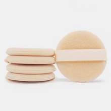 Шерстяная ткань мягкая приятная для кожи лица гладкая основа пудра, косметический Спонжик органические ватные диски макияж губка слоеная Красота 5 шт