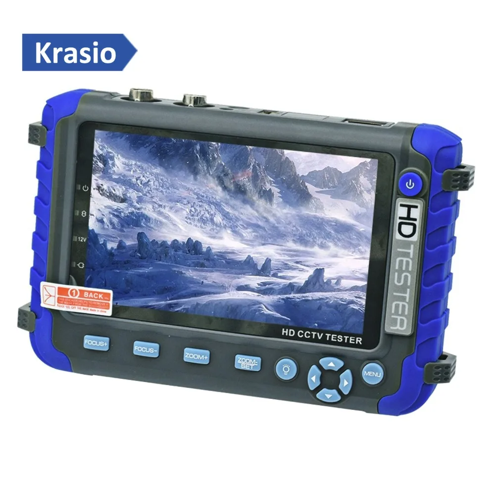 Handheld CCTV video tester monitor for 5MP AHD 5MP TVI 4MP CVI CVBS PTZ Analogue camera, with 5