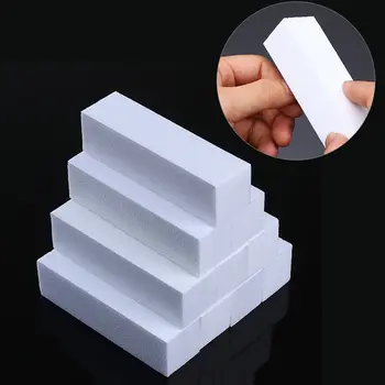 

5/10pcs Nail Form Buffers Nail File For UV Gel White Pink Nail File Buffer Block Polish Pedicure Sanding Nail Art Tool