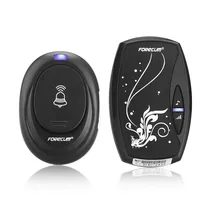 Door Bell with 36 Chimes EU Plug Single Receiver Waterproof Plug-in Type Wireless Doorbell Cordless Smart Door Bells Doorbells