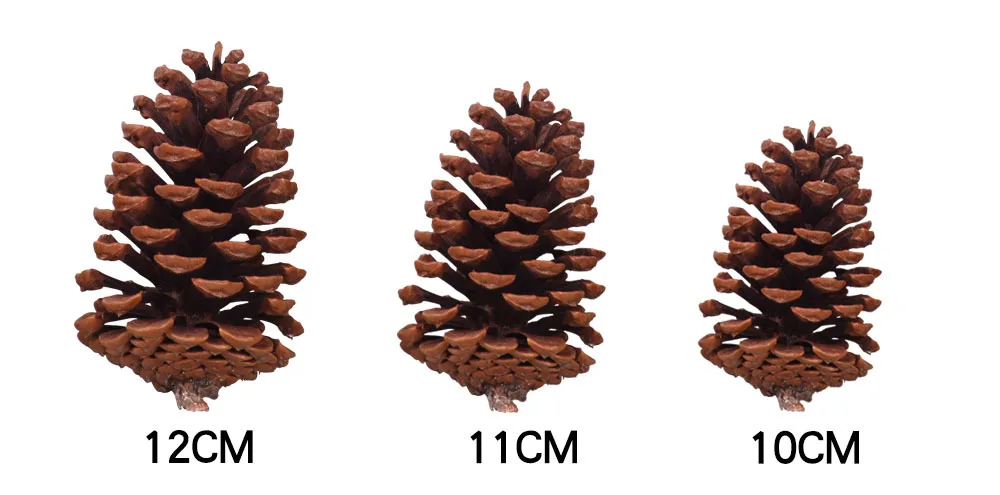 1 шт., большие сосновые шишки, Рождественское украшение, натуральный шишка, Рождество, Год, праздник, вечеринка, украшение для дома