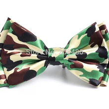Новое поступление Блестящий галстук-бабочка для мужчин/мужской унисекс "Армейский Камуфляж" Смокинг одежда бабочка бренд