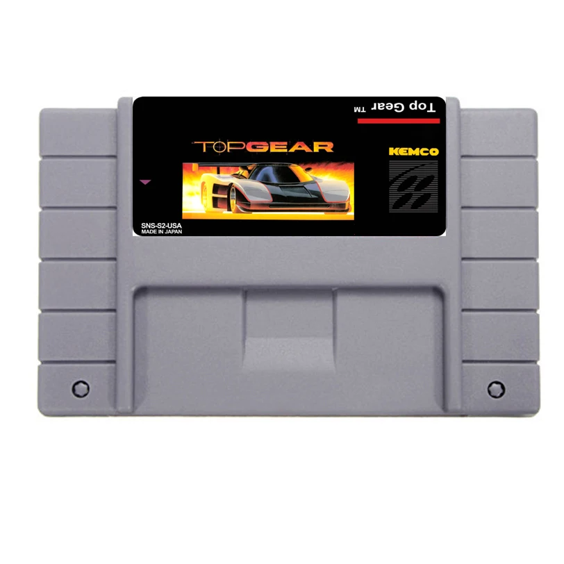 

Hot Selling 16bit 46pin Super Game Card - Top Gear