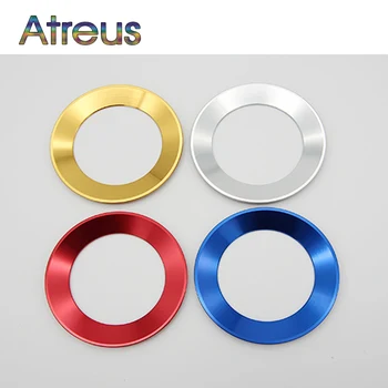 

1X Steering Wheel Aluminum alloy Stickers For Volkswagen Passat b7 b8 CC Bora VW POLO GOLF 6 7 Jetta MK6 Tiguan Scirocco Beetle