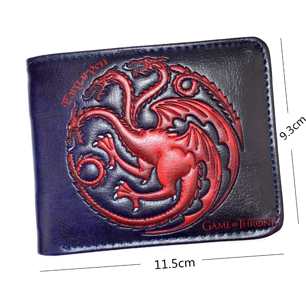 Fvip جلد محفظة أغنية من الجليد والنار لعبة من عروش daenerys targaryen التنين شارة الرجال قصيرة محفظة Fvip جلد محفظة أغنية من الجليد والنار لعبة من عروش daenerys targaryen التنين شارة الرجال قصيرة محفظة