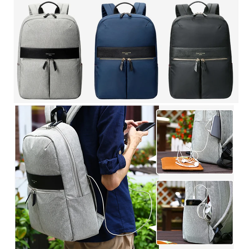 Cartinoe новый водонепроницаемый рюкзак для ноутбука Тетрадь рюкзак Для женщин Для мужчин сумка для ноутбука 15 дюйма путешествия Пеший Туризм