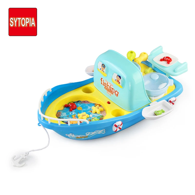 

Kids Fishing Game Kids Play Kitchen Set 2 In 1 Toys Light And Sound Features Let Children Experience Different Fun Pretend Play