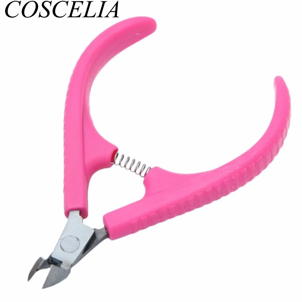 

Nail Cuticle Nipper Clipper Rainbow Cuticle Pusher Dead Skin Remover Cuticle Nipper Tweezer Manicure Nail Art Tool Finger/Toe