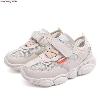 

Spring New Fashion Baby Girls Leather Shoes Children Mesh Sport Sneakers Kids Casual Shoes Boys Brand Shoes