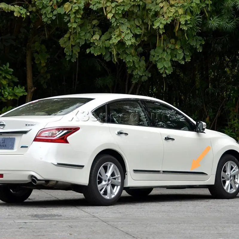 

4 шт., хромированные боковые двери для Nissan Teana Altima 2013-2017