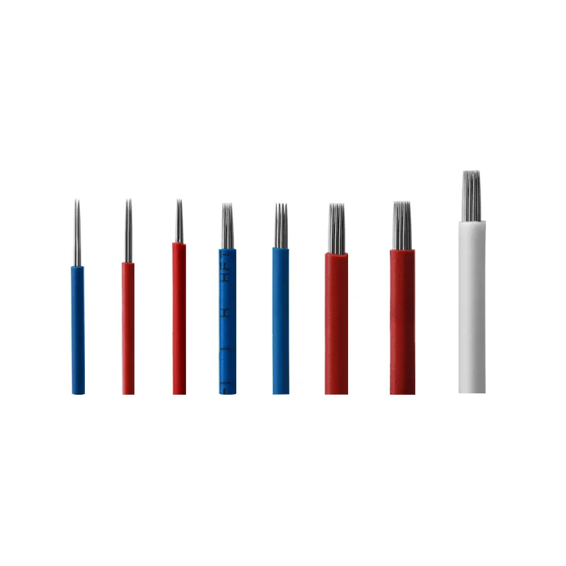 

Professional Permanent Makeup Supply Tattoo Needles 3rl 5rl Disposable Sterilized Microblading Blade for Eyebrow Lip 10pcs/20pcs
