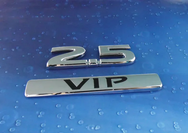 

Auto car Chrome 2.5 VIP for 13-14 TEANA trunk Emblem Badge Sticker