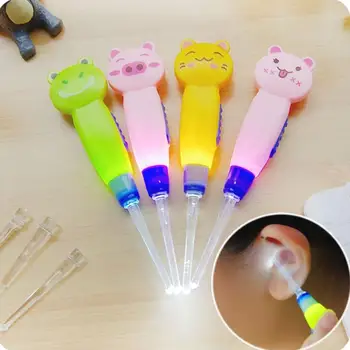

Kidlove Bay Cartoon Figure Detachable Illuminate Ear Cleaning Tool Ear-pick Earwax Remover Cleaning Ear Care Tool