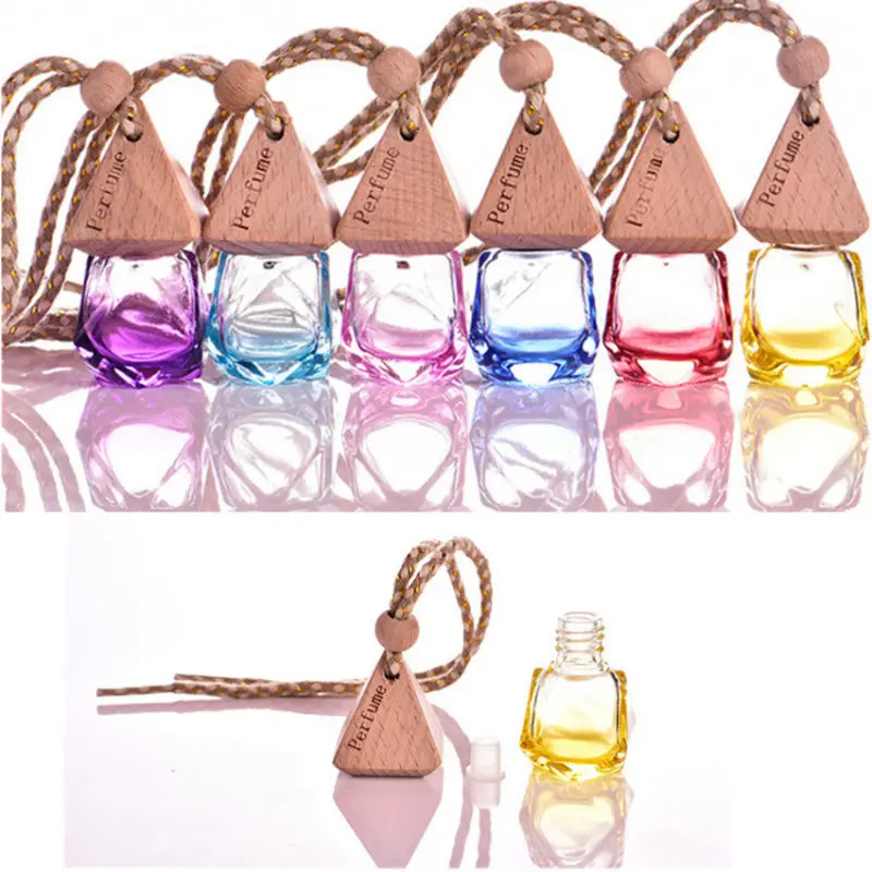 6ml Empty Color Glass Air Freshener Car Perfume Hanging Fragrance