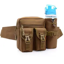 Новинка года Открытый Спортивная Сумка тактический пакет Велоспорт Кемпинг Пеший Туризм Бег Gym bag съемным бутылка воды мужские Военная Униформа поясная сумка
