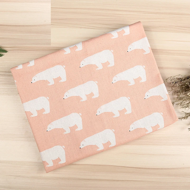 100cm Storage Flax Cartoon Series Printed Twill Cotton Fabric Patchwork Cloth DIY Sewing Quilting Material for Handwork Decor|Ткань| |