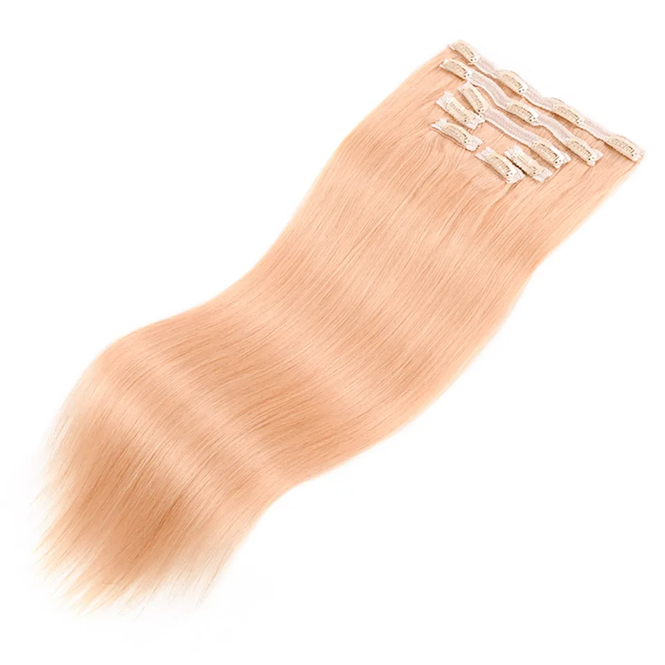 LADYSTAR волосы remy длинные 7 шт. Клип В для натуральные расширения натуральный