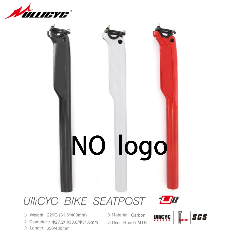 

NO-LOGO Super strength Ultra light MTB Bike/road bike Full Carbon Bicycle parallel Seat posts Parts 27.2/30.8/31.6/*350/400mm