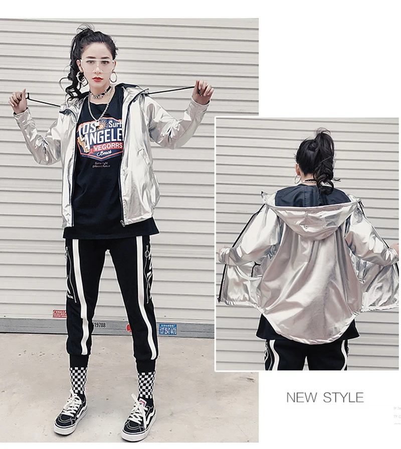 Korean Hip Hop Jacket Man 2018 Hood Windbreaker   (15)
