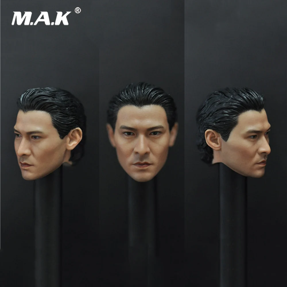 

For Fans Gift 1/6 Man Head Sculpt Model Toy God of Gamblers Andy Lau Head Carving Without Neck Gift for 12 inches Action Figure