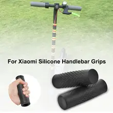 2PCS Scooter Silicone Handlebar Grips Anti-skid Soft Rubber Bar Grips for Xiaomi Scooter M365 Accessories