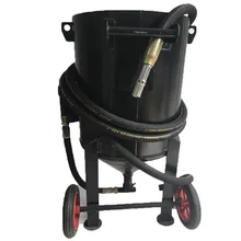 Небольшой портативный ручной резервуар для пескоструйной обработки воды, подвижная пескоструйная машина высокого давления, машина для удаления ржавчины, пескоструйная машина