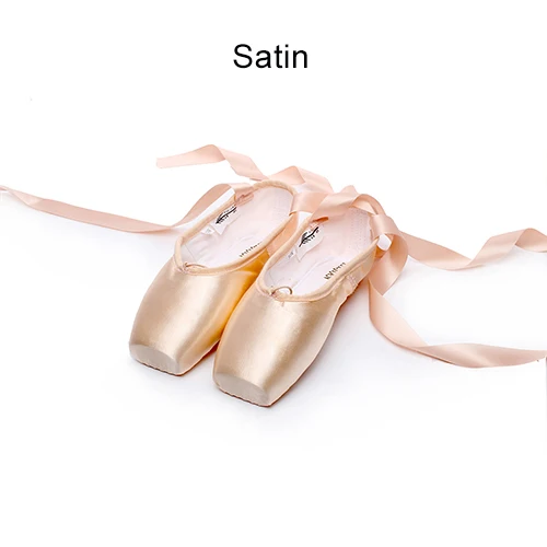 TIEJIAN/профессиональные Балетные туфли из парусины, атласные, розовые, черные, Красные балетки для танцев, балет носки - Цвет: Satin Dance Shoes 1