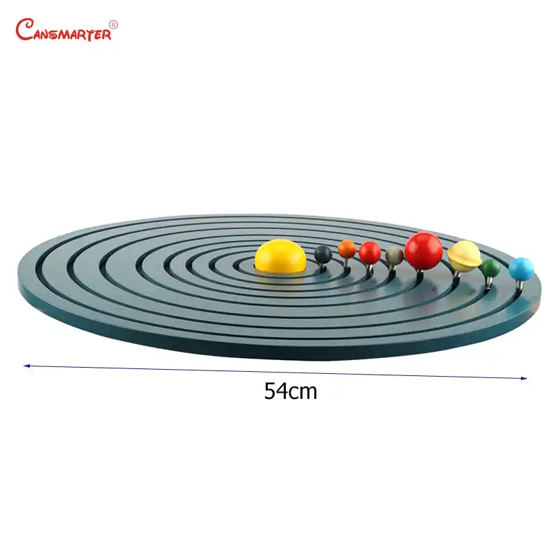 Montessori Solar System Toys Astronomy Teaching Educational Game Wooden Preschool For Kids 3 6 Years Toys Childrenge080