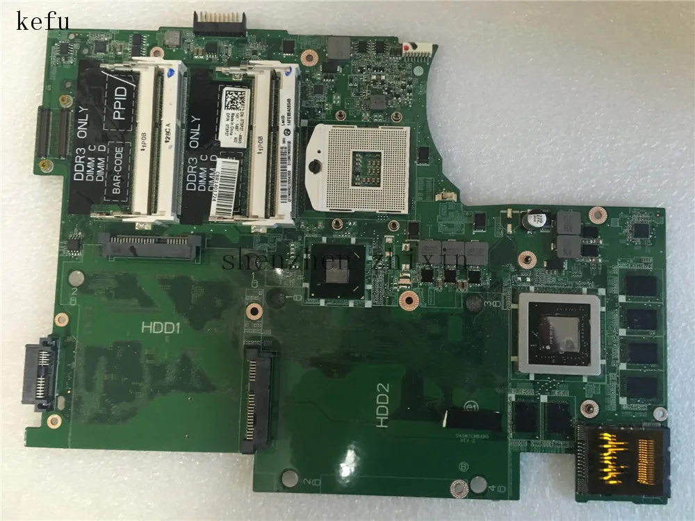 Материнская плата для ноутбука Dell XPS 17 L702X DDR3 0TXP27 TXP20 CN-0TXP27 3D с графическим тестом |
