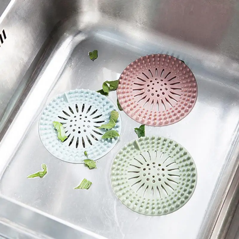 Shower Drain Covers Hair Catcher Hair Stopper for Bathroom and Kitchen