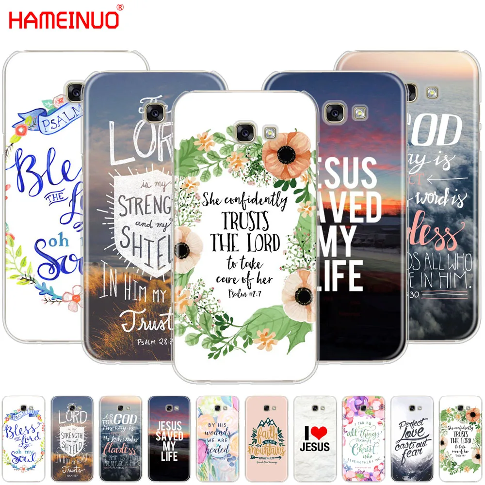 HAMEINUO Bible verse Philippians Jesus cell phone case cover for