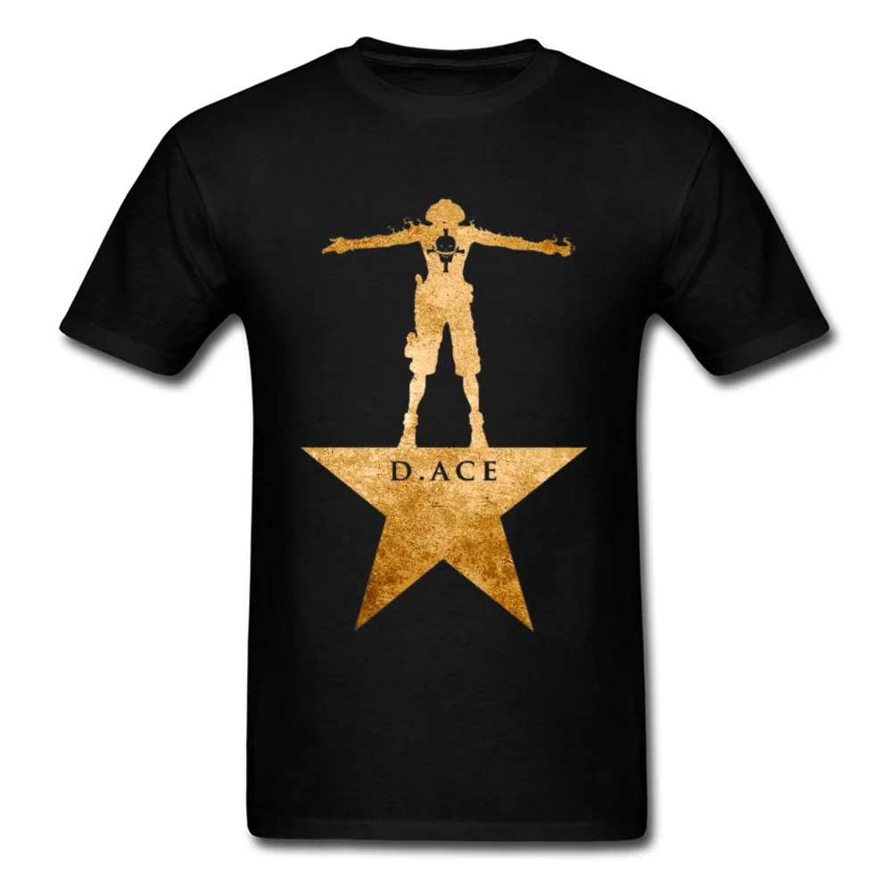 

D.Ace T-shirt Heavy Metal Punk T Shirt Men Star Tshirt Luffy Brother White Beard Logo Print Tees Oversized Tops One Piece Anime