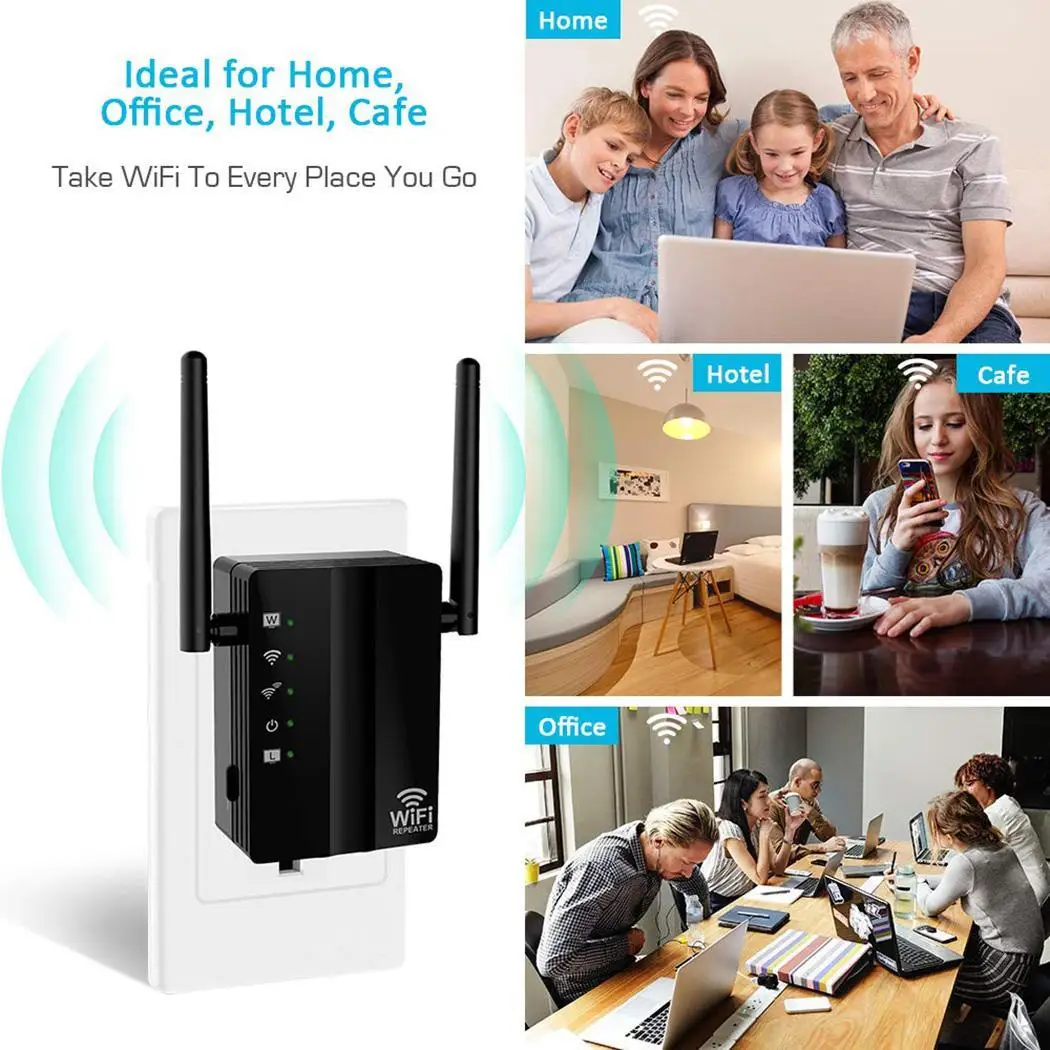 300 Мбит/с WiFi расширитель диапазона беспроводной ретранслятор интернет сигнал