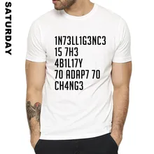 Camiseta formal de stephen hawking, camiseta engraçada de design de inteligência para homens e mulheres, camiseta premium unissex para homens