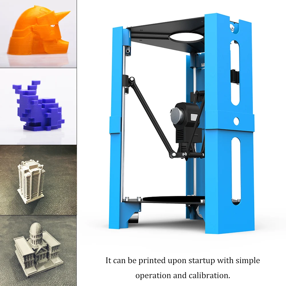 Мини-Высокоточный домашний DIY настольный FDM 3d принтер полная машина с низким потреблением энергии легко использовать