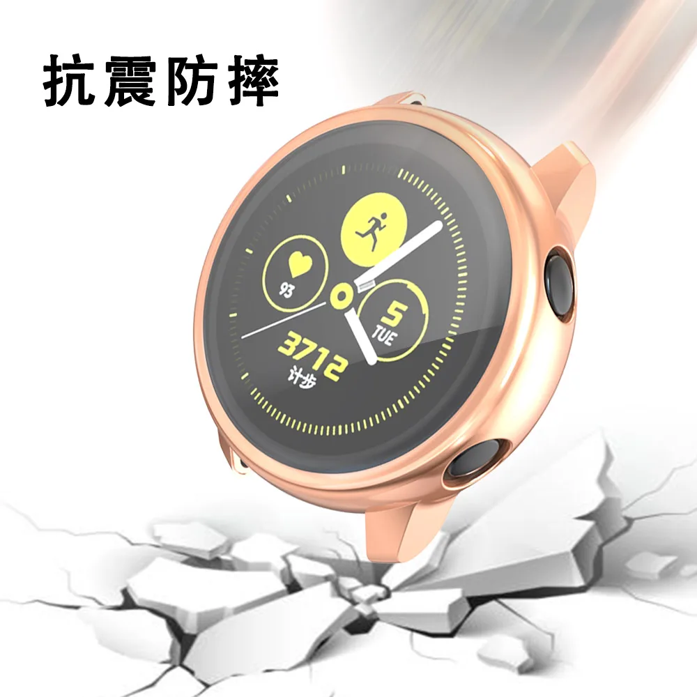 Защитный чехол для экрана для samsung Galaxy Watch Active, Ультратонкий Мягкий ТПУ силиконовый защитный чехол для часов