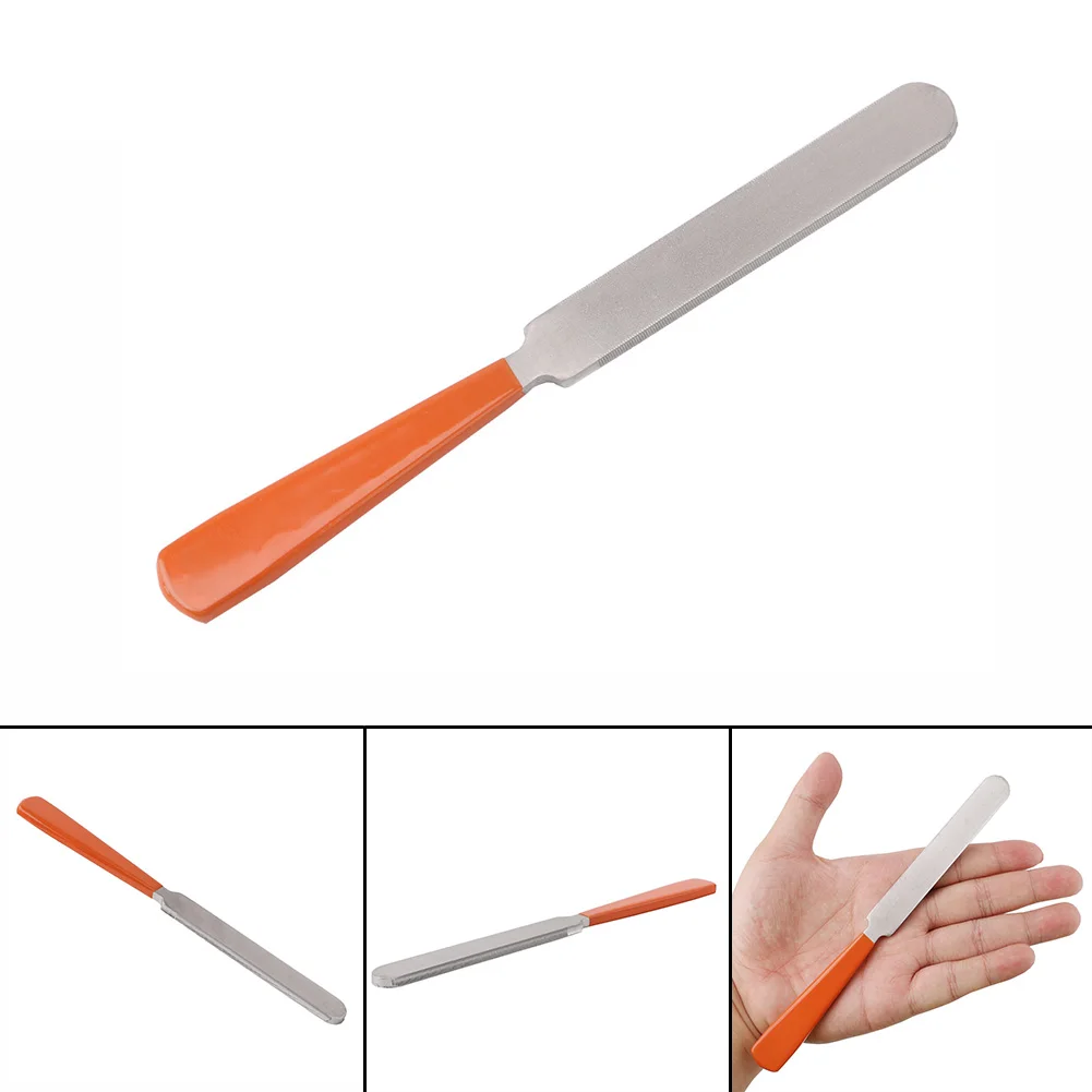 

Guitar Fret Crowning Luthier File Stainless Steel Narrow Dual Cutting Edge Guitar Repair Tool