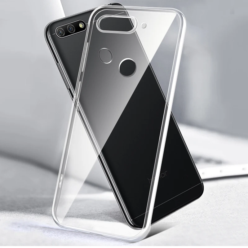 

XinWen Transparent Clear Soft Back TPU Phone Protector etui cover coque case For Huawei Honor 7A 7 A Pro Silicone silicon cases