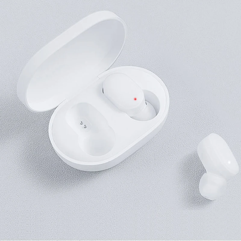 Xiao mi jia Airdots mi TWS Bluetooth наушники Молодежная версия стерео Бас BT 5,0 Eeadphones с mi c Handsfree Наушники управление AI