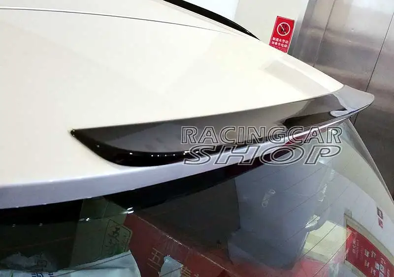 Настоящее углеродное волокно P Стиль задний спойлер на крыше для BMW F15 X5 2014UP B145
