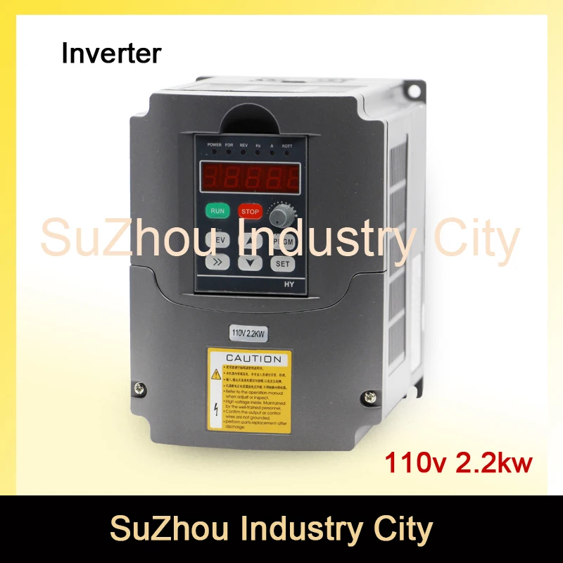 

110V 2.2kw VFD Variable Frequency Driver Inverter Input 1HP 110V Output 3HP 110V spindle driver cnc spindle motor speed control