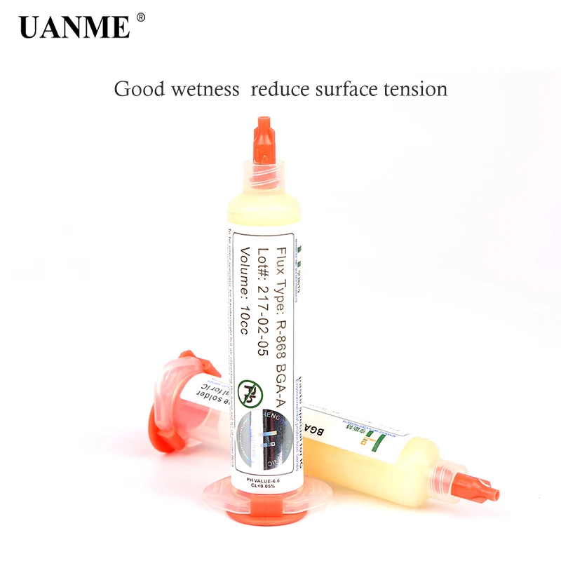 KAISI R-868 BGA LO A Solder Paste Welding Advanced Oil Flux Grease 10cc Soldering Repair Tools