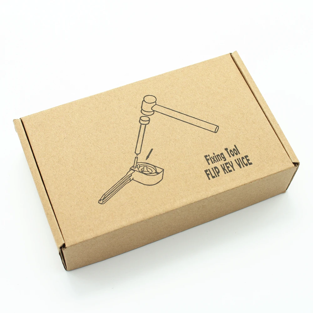 HUK 4PCS PIN LOCKSMITH TOOLS CARS REMOTE CONTROL FLIP KEY FIXING TOOL KEY VICE REPAIRING TOOLS KITS WITH FETCH CASE