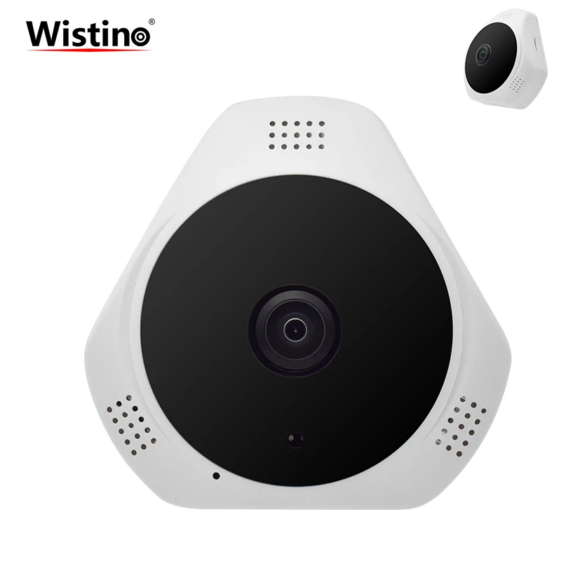 Wistino 1.3MP Беспроводная VR панорамная камера обзора WiFi камеры ночного видения P2P