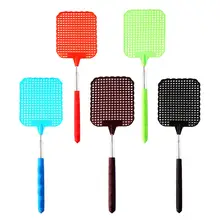 5pcs Plastic Telescopic Extendable Fly Swatter Prevent Pest Anti Mosquito Pest Reject Insect Killer Household Fly Swatter Q111
